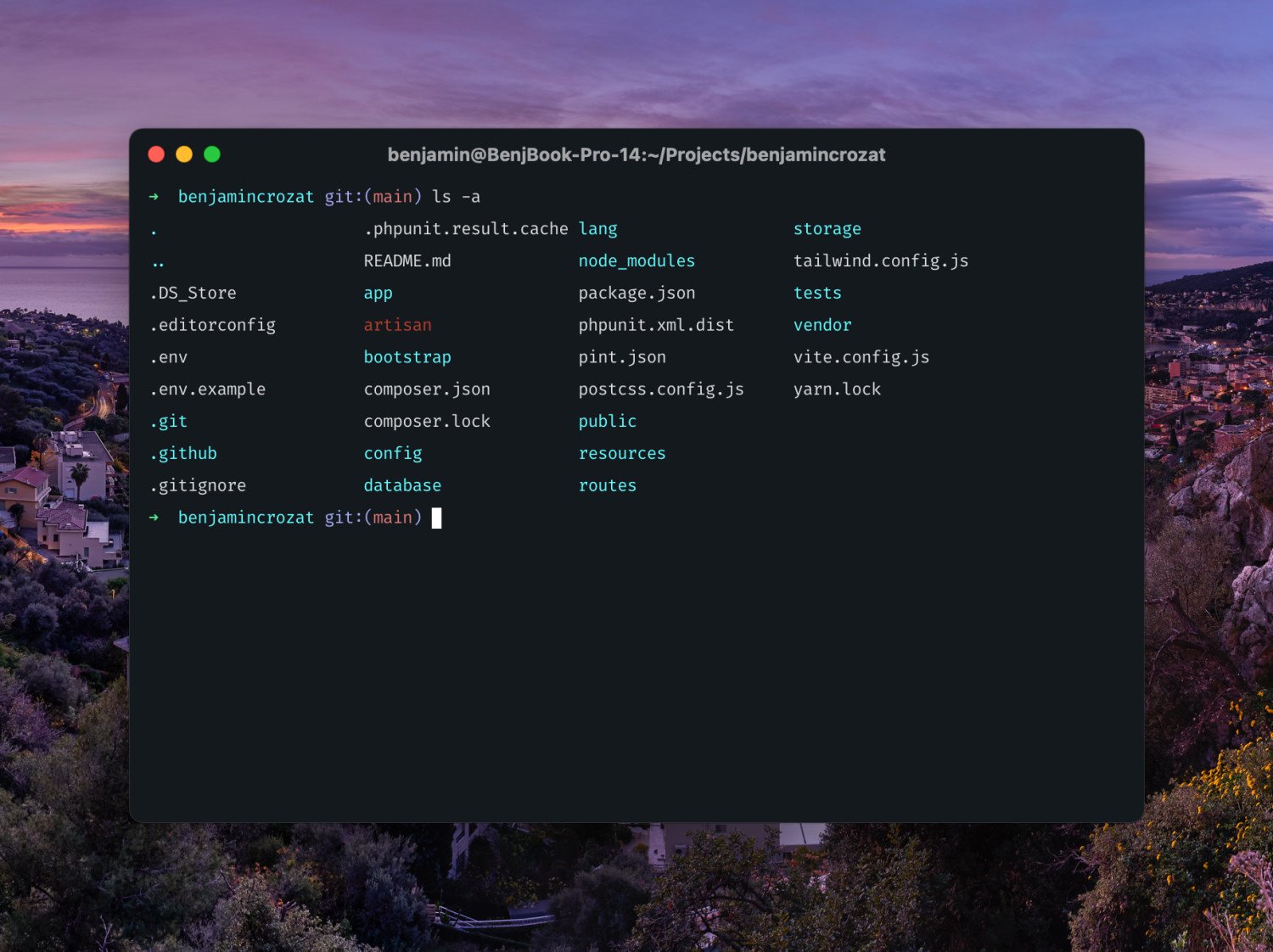 Stick to the default folder structure